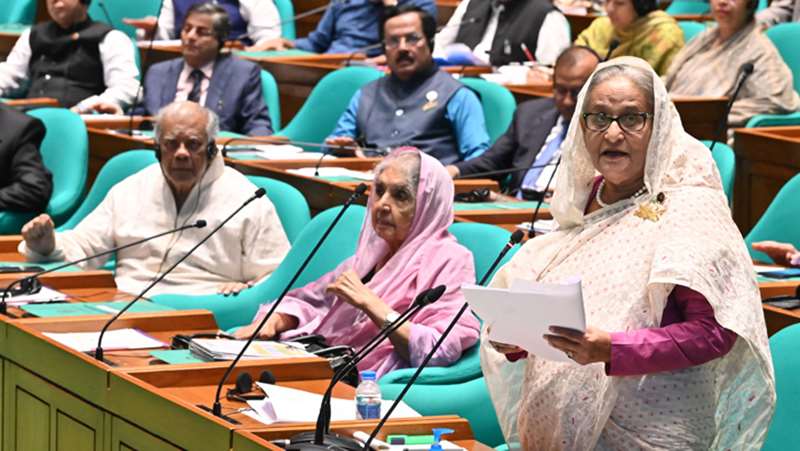 Prime Minister and Parliament Leader Sheikh Hasina