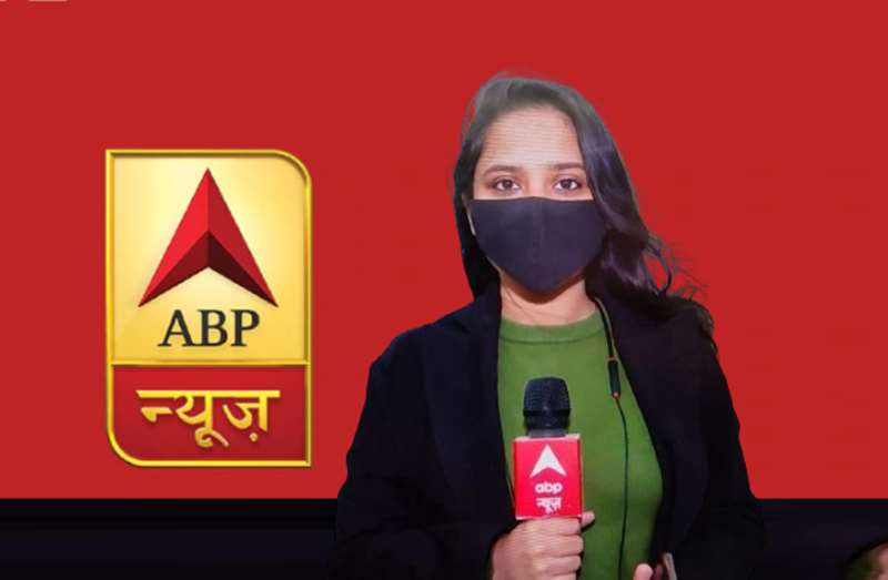 Megha Upadhyay, a journalist at ABP News