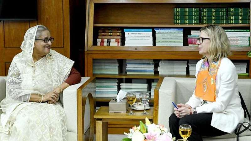 Prime Minister Sheikh Hasina and World Bank MD Anna Bjerde